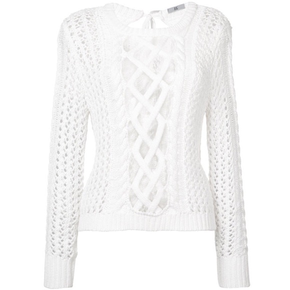 Zac Posen ‘Angela’ Lace Up Sweater - Picture 8 of 8